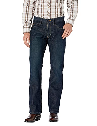 ARIAT Herren Rebar M5 Slim Straight Leg Blackstone Jeans, 44W / 32L von ARIAT