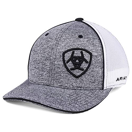 ARIAT Herren Men's Gray Heather Cap Kappe, schwarz, Einheitsgröße von ARIAT