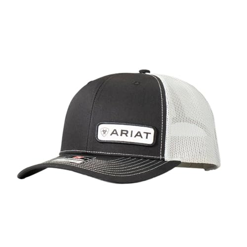 ARIAT Herren Offset Name Patch Mesh Back Cap Verschluss, Schwarz, Einheitsgröße von ARIAT
