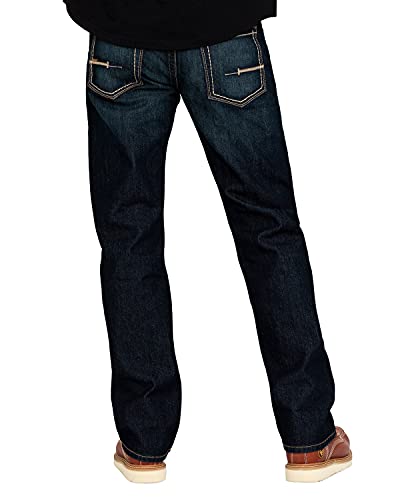 ARIAT Herren Rebar M4 Slim Fit Durastretch Straight Leg Jeans, Kobalt, 36W / 32L von ARIAT