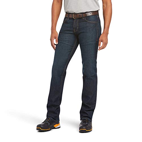 ARIAT Herren Rebar M7 Slim Durastretch Basic Stackable Straight Leg Jeans, Blackstone, 40W x 34L von ARIAT