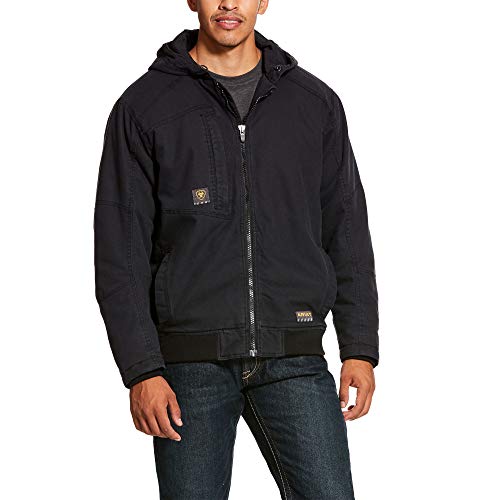 ARIAT Herren Rebar Washed Duracanvas Isolierte Jacke Mantel, Schwarz, XS von ARIAT