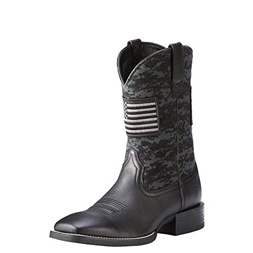 ARIAT Herren Sport Patriot Westernstiefel, Black Deer Tan Black Camo Print, 44.5 EU Weit von ARIAT