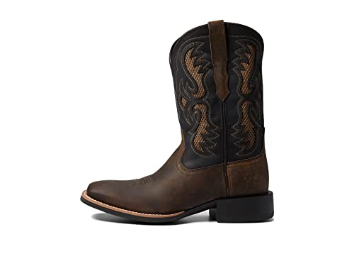 ARIAT Herren Tally and Ink Sport Frisco Venttek Leder Performance Westernstiefel 10040430, Tally Tally Tan/Black Ink, 44 EU von ARIAT