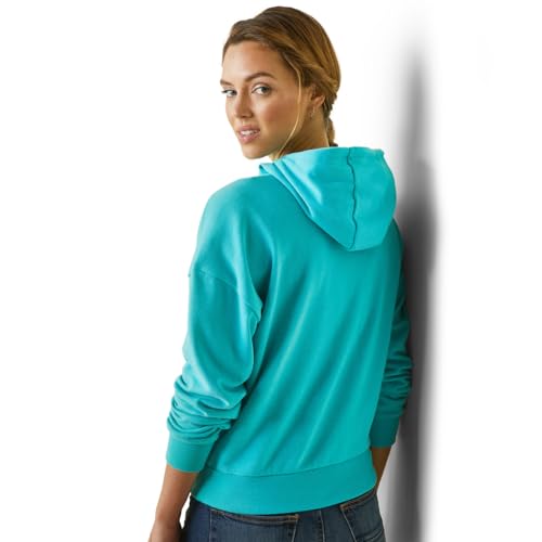 ARIAT Just Hoodie f r Damen, Heather Pool Blue, S von ARIAT