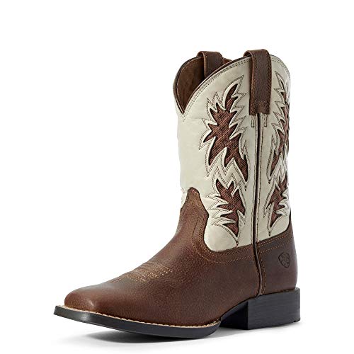 ARIAT Kids Cowboy Venttek (Toddler/Little Kid/Big Kid) Cognac Candy/Cantle Cream 2 Little Kid von ARIAT