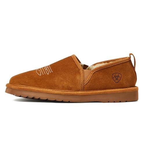 ARIAT Lasso Herren-Hausschuhe mit quadratischer Zehenpartie, für drinnen und draußen, Gummiunterseite, Wildleder, Slipper, kastanienbraun, 43 EU ARIAT Lasso Herren-Hausschuhe mit quadratischer Zehenpartie, für drinnen und draußen, Gummiunterseite, Wildleder, Slipper, kastanienbraun, 43 EU von ARIAT