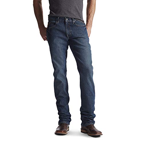 ARIAT Männer Rebar M4 Relaxed Durastretch Basic Bootcut Jeans, Karabiner, 38W x 30L von ARIAT