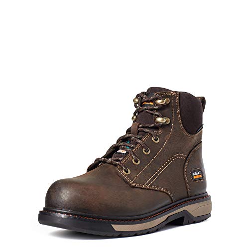 ARIAT Riveter 6" H2O CSA Dark Brown 7 C - Wide von ARIAT