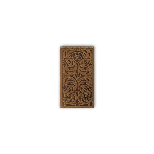 ARIAT Scrolling Embossed Rodeo Wallet, Medium Brown ARIAT Scrolling Embossed Rodeo Wallet, Medium Brown von ARIAT