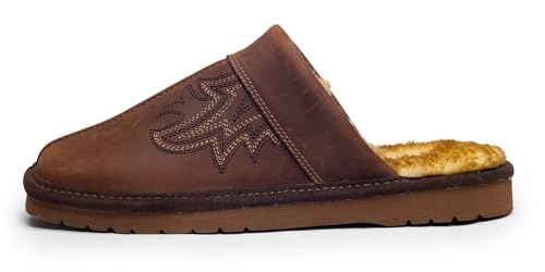 ARIAT Silversmith Herren-Hausschuhe 2842 für drinnen und draußen, Wildleder, Schaumstoffpolsterung, quadratischer Zehenbereich, Schokolade, 43 EU ARIAT Silversmith Herren-Hausschuhe 2842 für drinnen und draußen, Wildleder, Schaumstoffpolsterung, quadratischer Zehenbereich, Schokolade, 43 EU von ARIAT