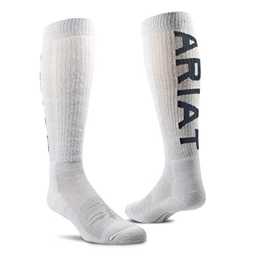 ARIAT Standard Arch Support Mid Calf Wt OTC Western Boot Socken, Grau, Gr e L von ARIAT