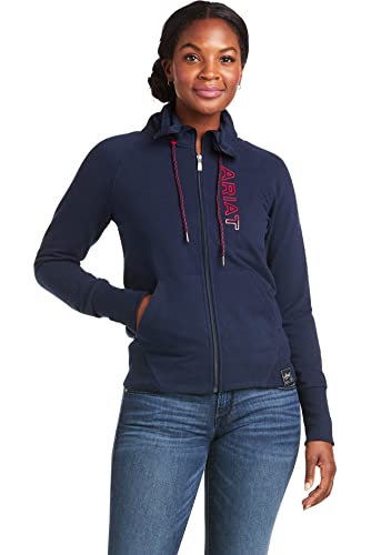 ARIAT Team Logo Full Zip Womens Fleece X Small Team von ARIAT