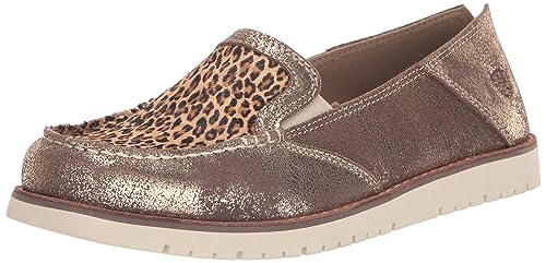Ariat Damen Cruiser Easy Flex Wide Square Toe, Goldbraun/Mini-Leopard, 37 EU von ARIAT