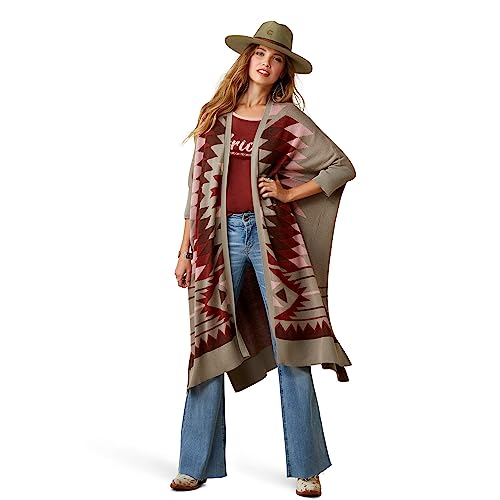 Ariat Female Serape Style Cardigan Multi Large von ARIAT