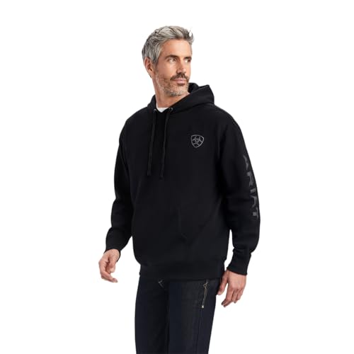 Ariat Kapuzenpullover mit Logo, schwarz, X-Large von ARIAT