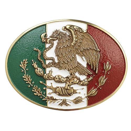 Ariat Oval Mexican Flag Belt Buckle von ARIAT
