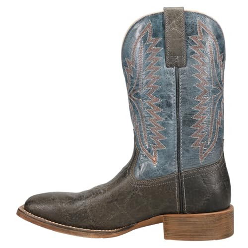 Ariat Smokewagon Rampant Herren Stiefel mit quadratischer Zehenpartie, mittelhoch, Schwarz / Blau, Schwarz, Blau, 43 EU von ARIAT