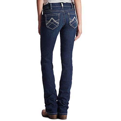 Ariat Womens REAL Mid Rise Icon Stackable Jeans L von ariat