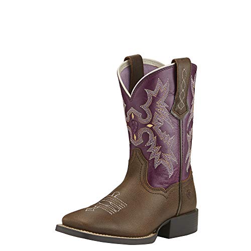 Kids' Tombstone Western Cowboy Boot, Vintage Bomber/Plum, 1 M US Little Kid von ARIAT