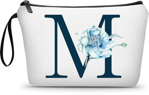 ARIOSEY Make-up-Tasche mit Initiale, personalisierte Geschenke für Mädchen, Geschenke für Frauen, einzigartiges Geschenk für Teenager, Mädchen, gute Geschenke für Teenager-Mädchen, Geschenke für von ARIOSEY