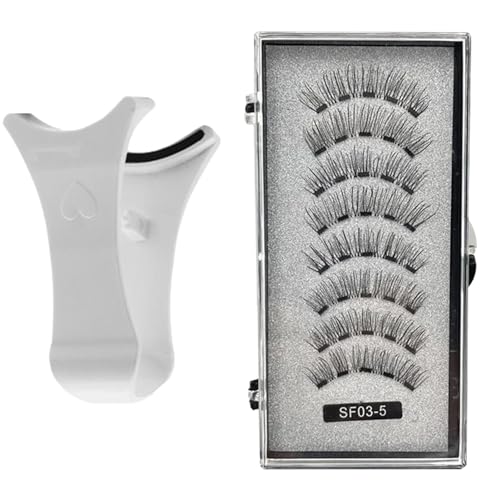 ARIOU Magnetische Wimpern, Wiederverwendbare Magnetische Wimpern, Magnetische Falsche Wimpern, Natürliches Aussehen, Magnetische Wimpern Mit Applikator, Kein Kleber Oder Eyeliner Erforderlich, 2 Paar von ARIOU