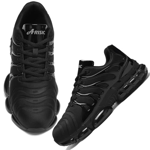 ARISIC Sicherheitstrainer Männer Frauen Leichte Stahlkappen-Trainer Bequeme Sicherheitsschuhe rutschfeste Arbeitsschuhe mit Luftpolsterung Industrielle Turnschuhe von ARISIC