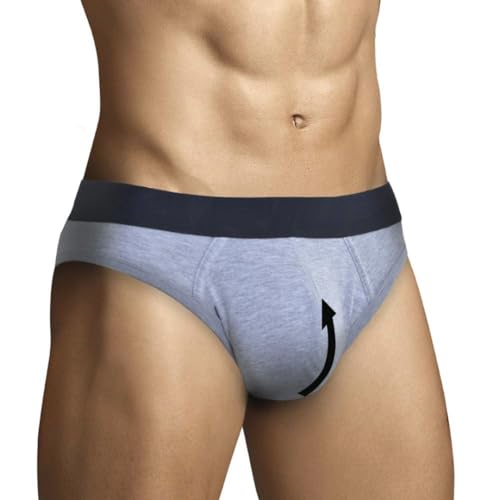 ARIUS Frontgefüllte Slip unterwäsche, um Volumen und Größe der männlichen Attribute zu erhöhen und eine abgerundete Form zu geben - Push Up und Füllung (S) von ARIUS