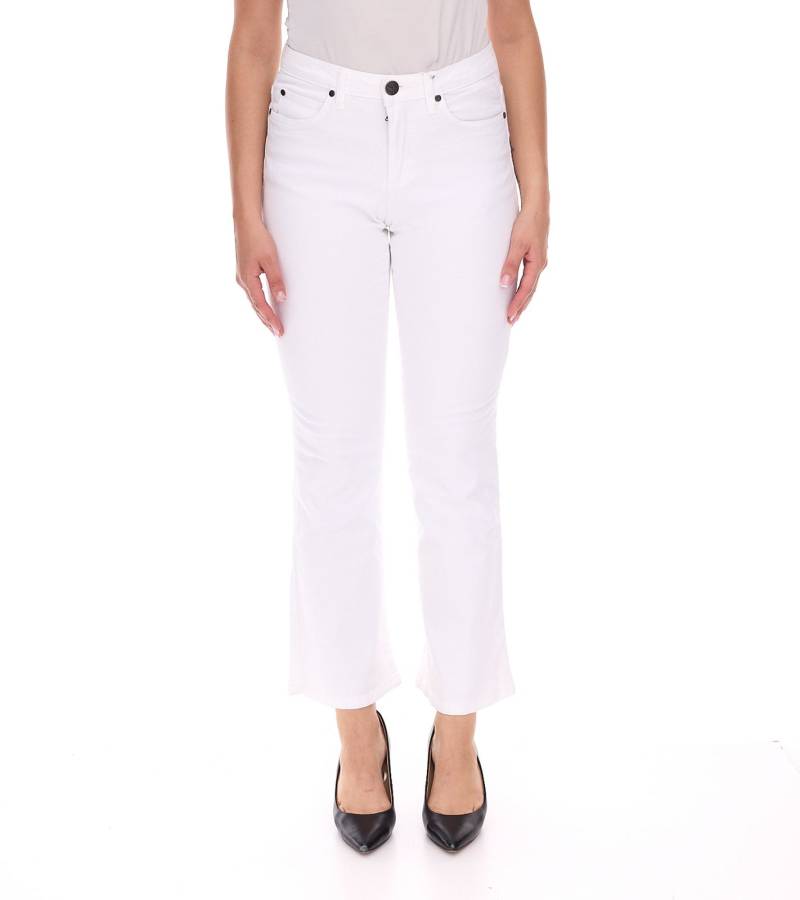 ARIZONA Damen Bootcut-Jeans modische High-Waist Denim-Hose im 5-Pocket-Style 205716 Weiß von ARIZONA