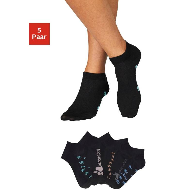 ARIZONA Sneakersocken Damen schwarz Gr.35-38 von ARIZONA