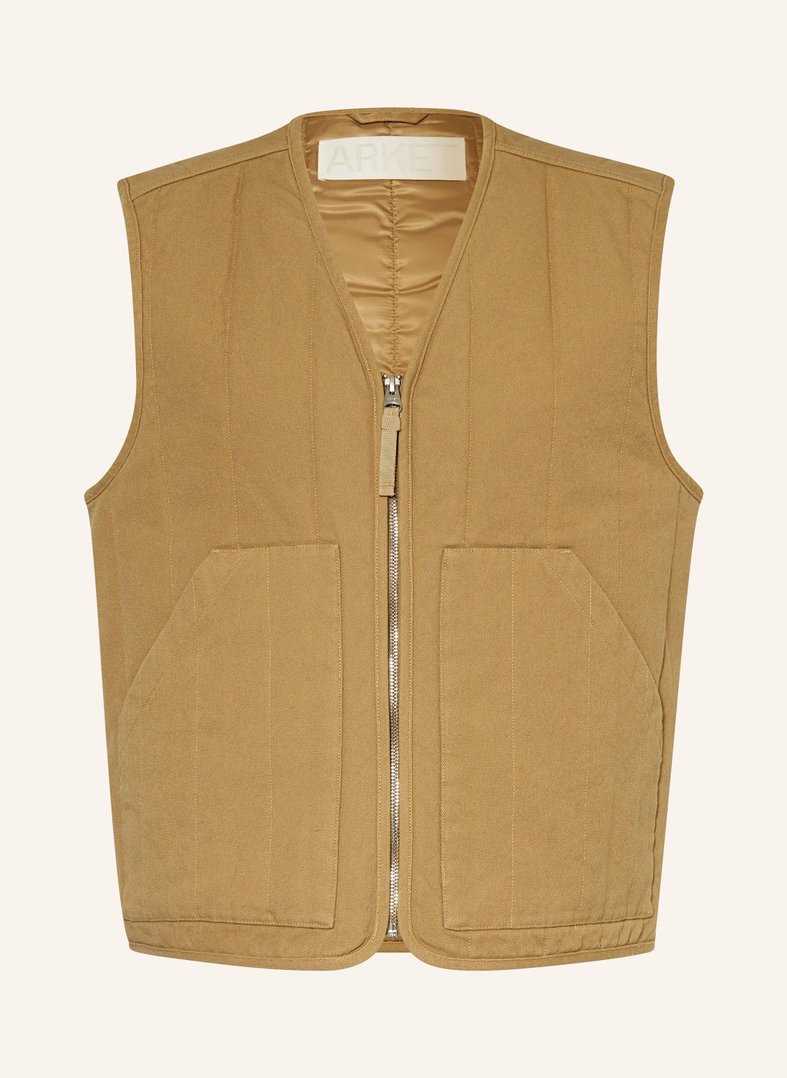 Arket Steppweste beige von ARKET