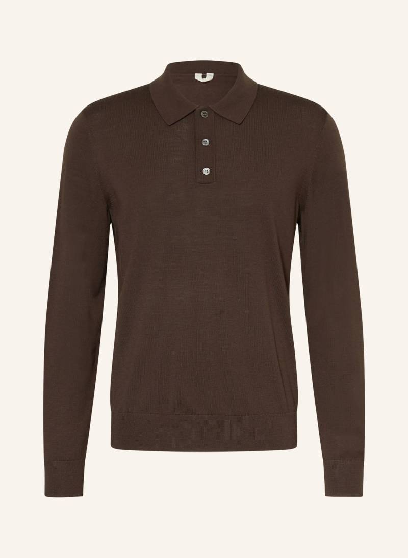 Arket Strick-Poloshirt Aus Merinowolle braun von ARKET