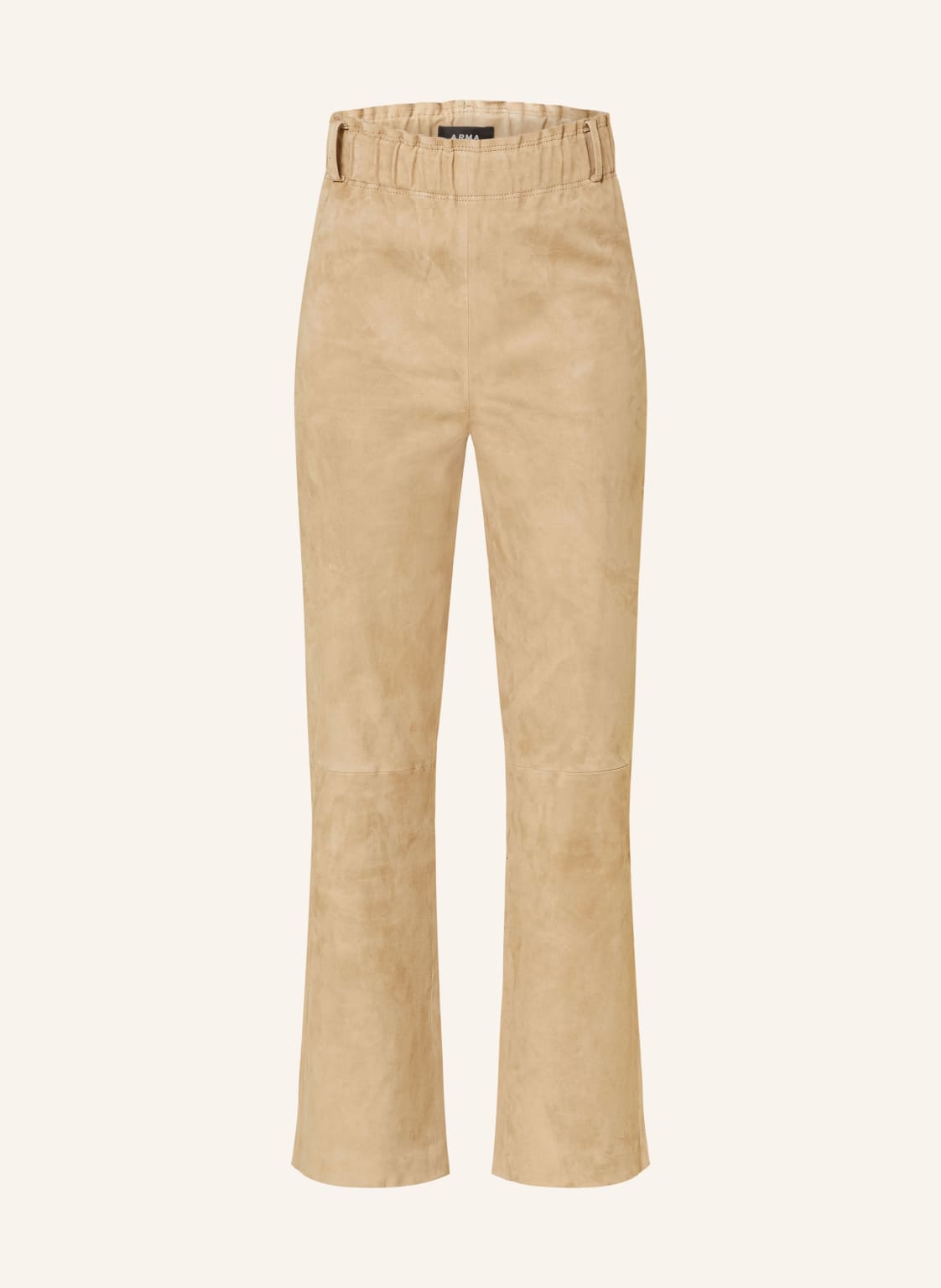 Arma Bootcut-Hose Ferrara Aus Leder beige von ARMA