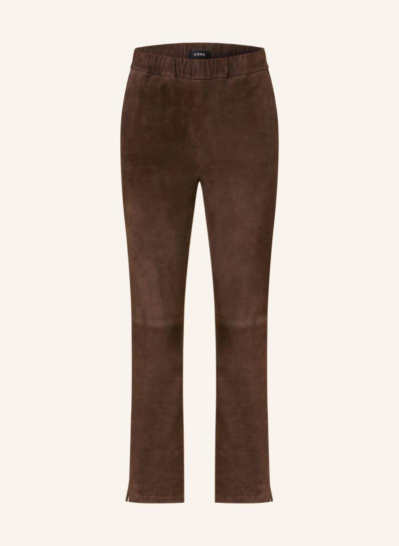 Arma Lederhose Kamillia braun von ARMA