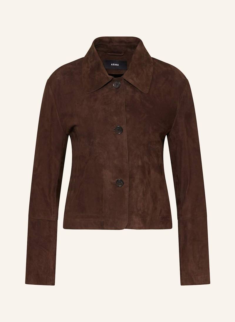 Arma Lederjacke Emy braun von ARMA