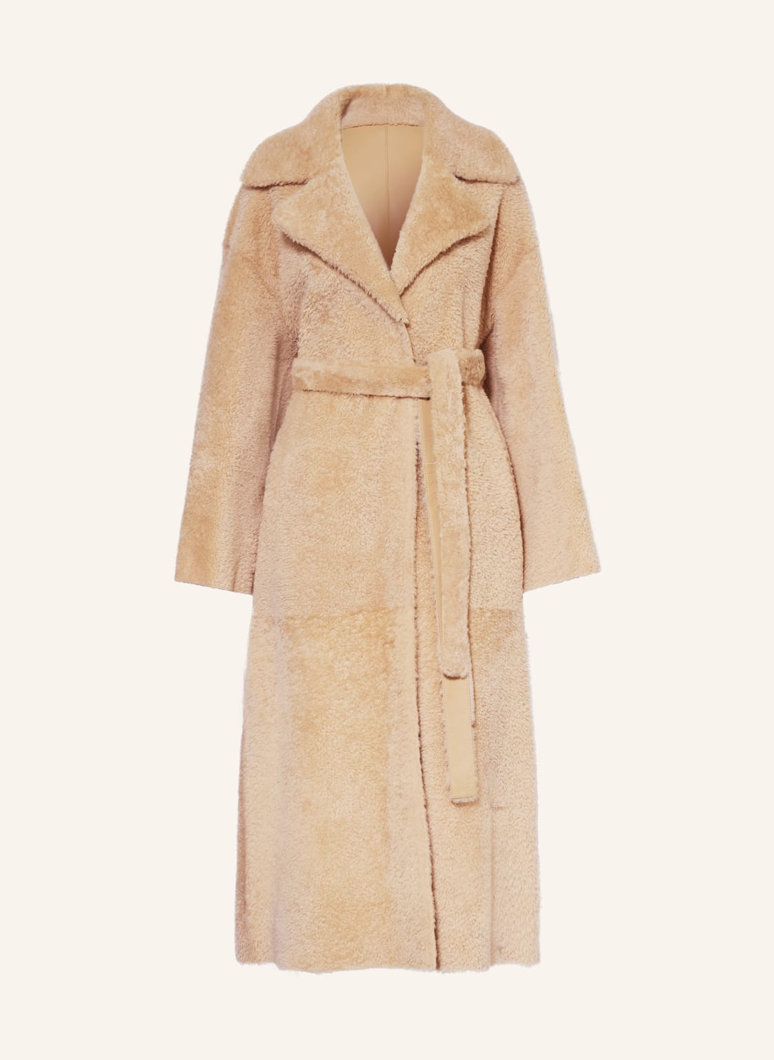 Arma Ledermantel Rien Zum Wenden beige von ARMA