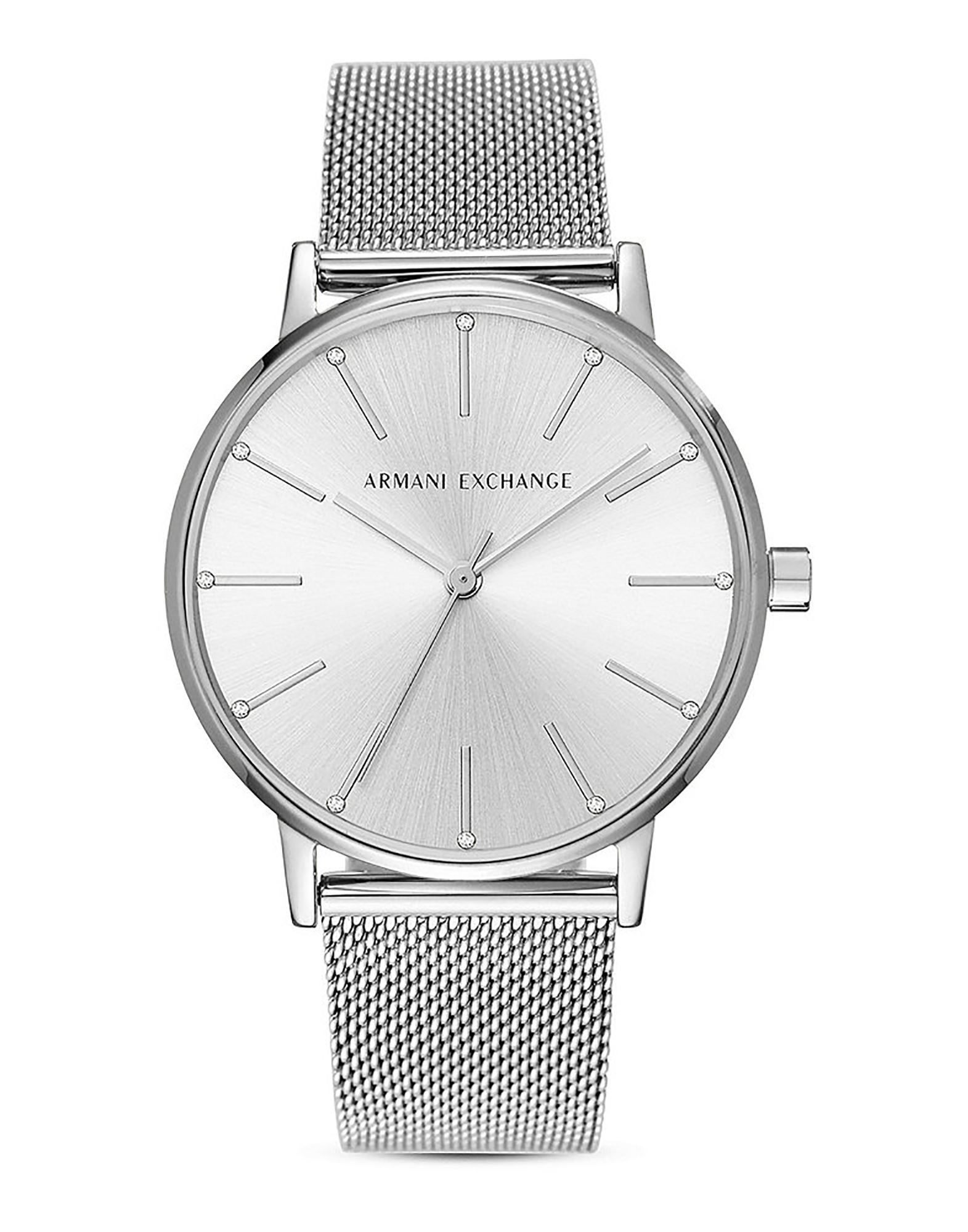 ARMANI EXCHANGE Armbanduhr Damen Silber von ARMANI EXCHANGE