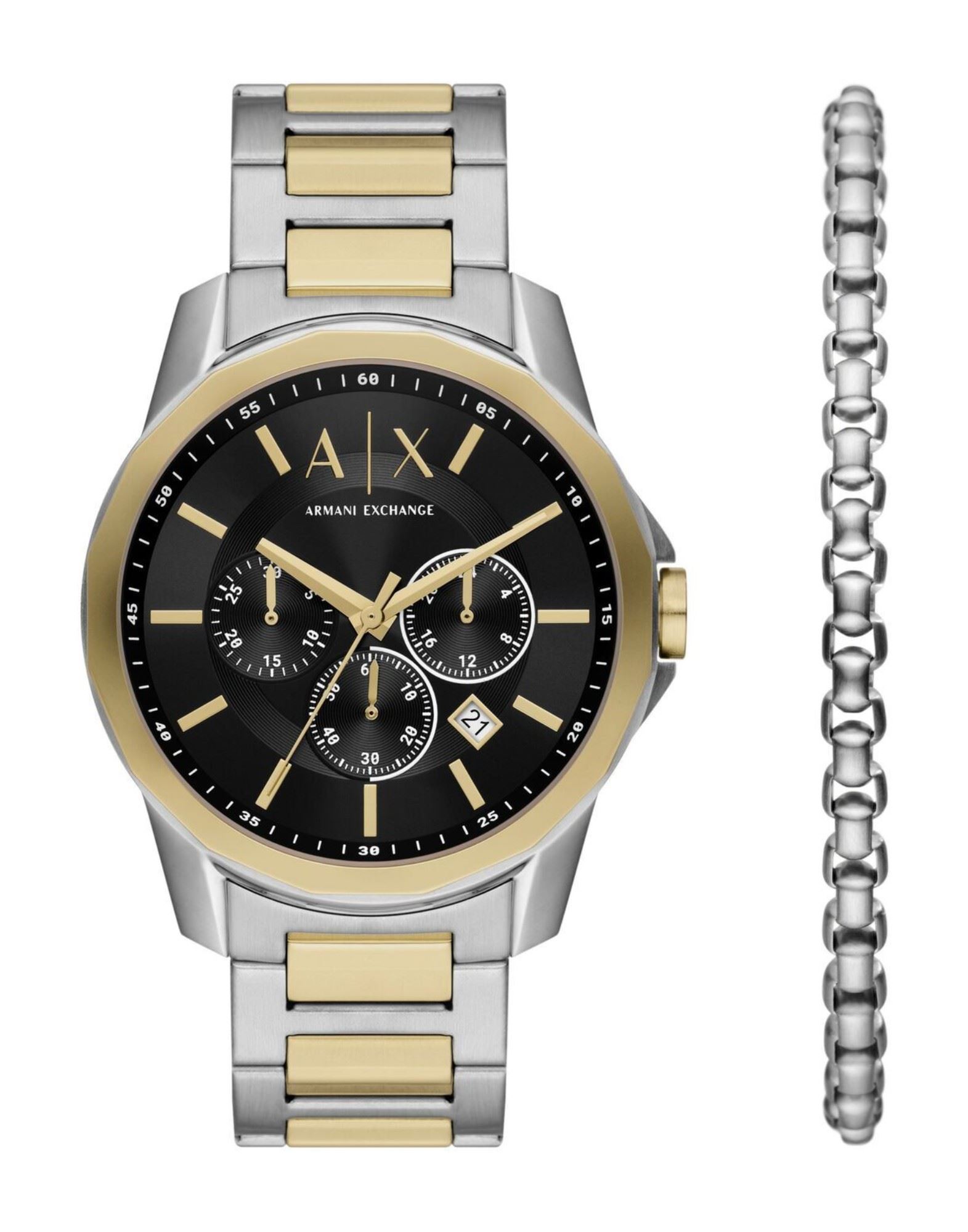 ARMANI EXCHANGE Armbanduhr Herren Silber von ARMANI EXCHANGE