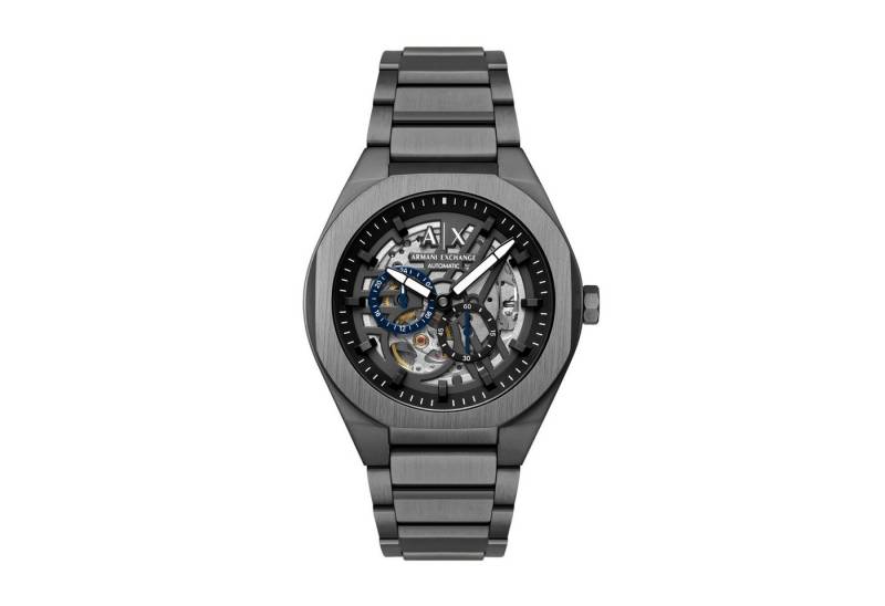 ARMANI EXCHANGE Automatikuhr AX4195, Armbanduhr, Herrenuhr, Edelstahlarmband, analog, 12/24-Std.-Anzeige von ARMANI EXCHANGE