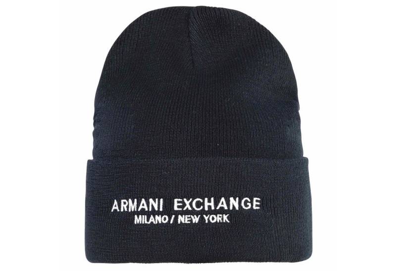 ARMANI EXCHANGE Beanie Herren Mütze Polyester Cappello Beanie von ARMANI EXCHANGE