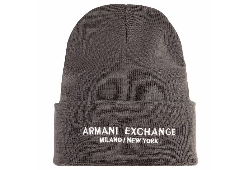 ARMANI EXCHANGE Beanie Herren Mütze Polyester Cappello Beanie von ARMANI EXCHANGE
