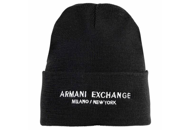 ARMANI EXCHANGE Beanie Herren Mütze Polyester Cappello Beanie von ARMANI EXCHANGE