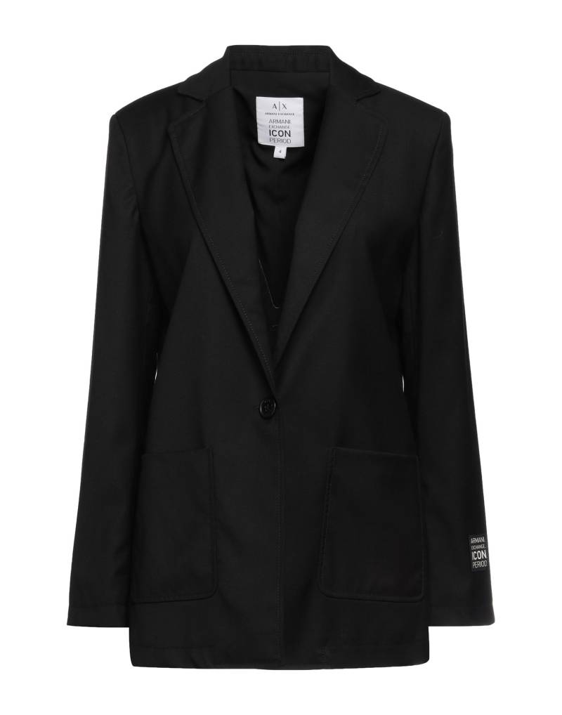 ARMANI EXCHANGE Blazer Damen Schwarz von ARMANI EXCHANGE