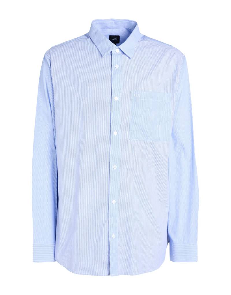 ARMANI EXCHANGE Hemd Herren Azurblau von ARMANI EXCHANGE