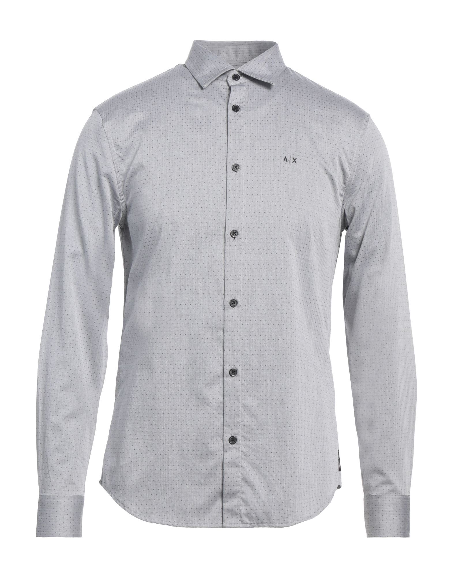 ARMANI EXCHANGE Hemd Herren Hellgrau ARMANI EXCHANGE Hemd Herren Hellgrau von ARMANI EXCHANGE