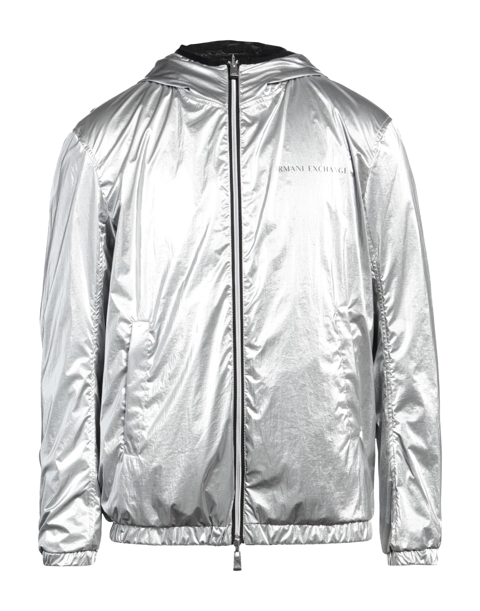 ARMANI EXCHANGE Jacke & Anorak Herren Silber von ARMANI EXCHANGE