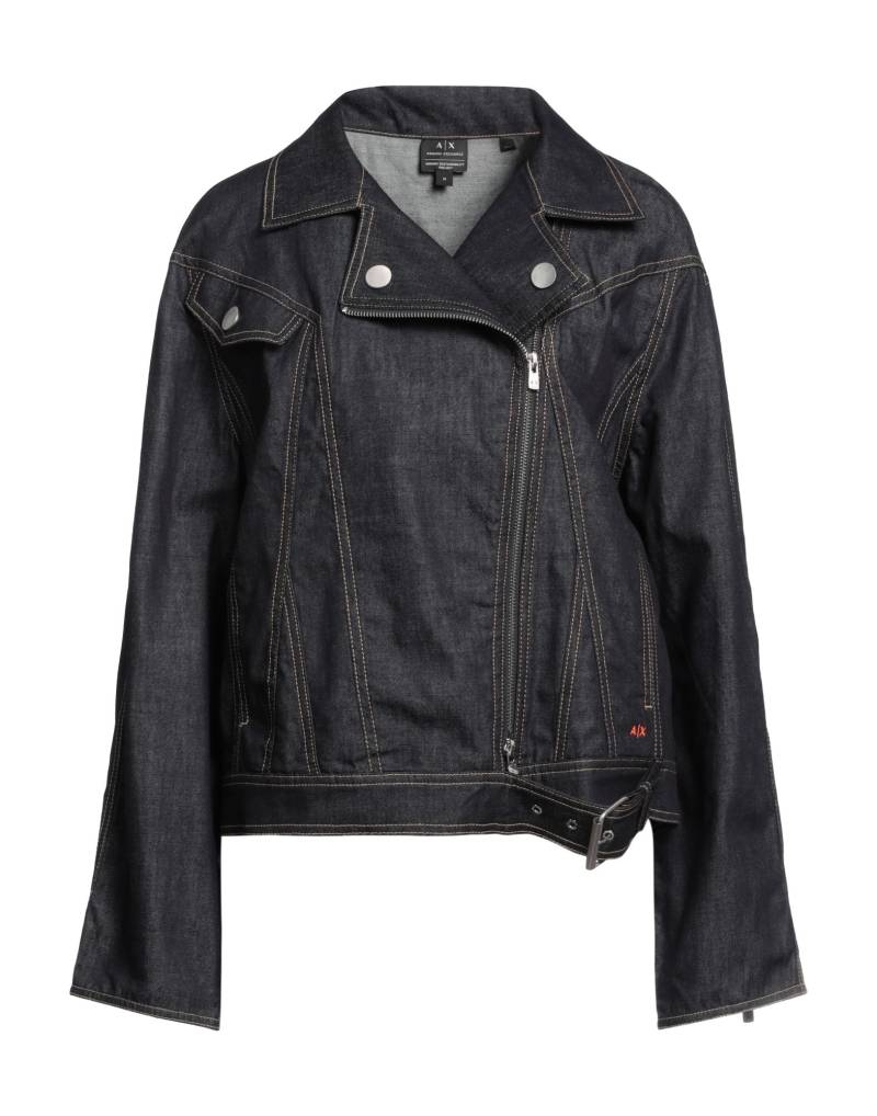 ARMANI EXCHANGE Jeansjacke/-mantel Damen Blau von ARMANI EXCHANGE