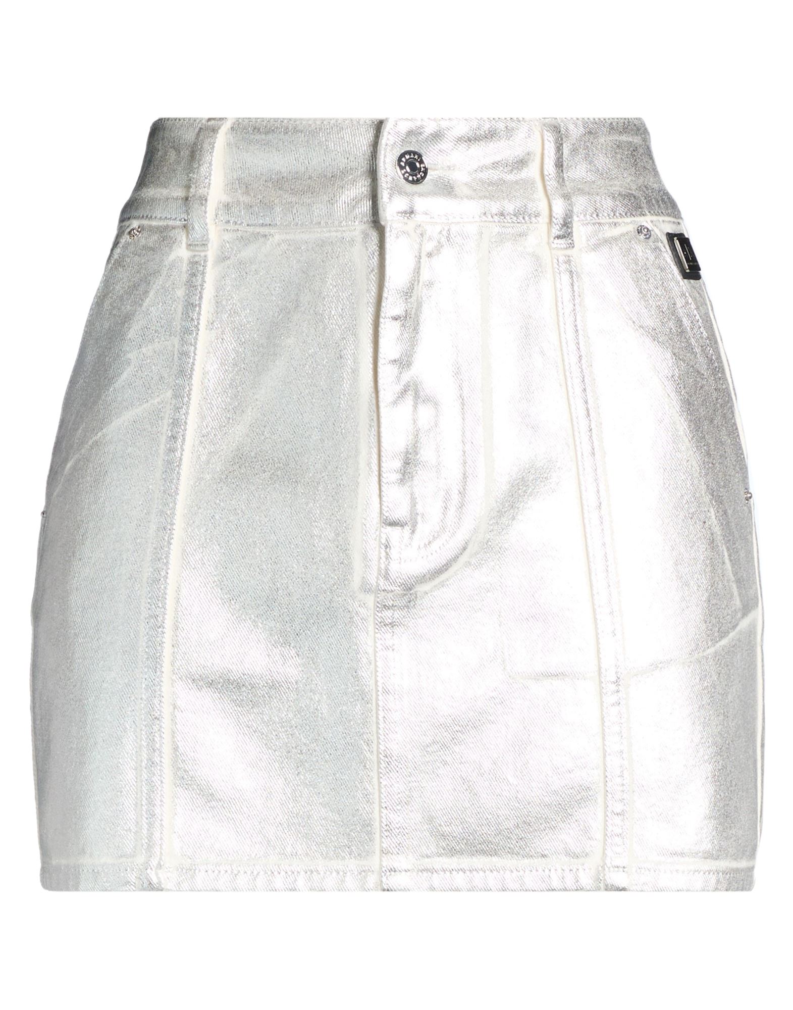 ARMANI EXCHANGE Jeansrock Damen Silber von ARMANI EXCHANGE