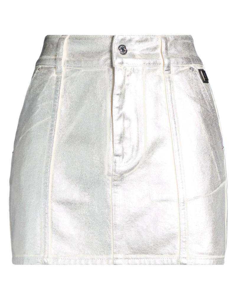 ARMANI EXCHANGE Jeansrock Damen Silber von ARMANI EXCHANGE