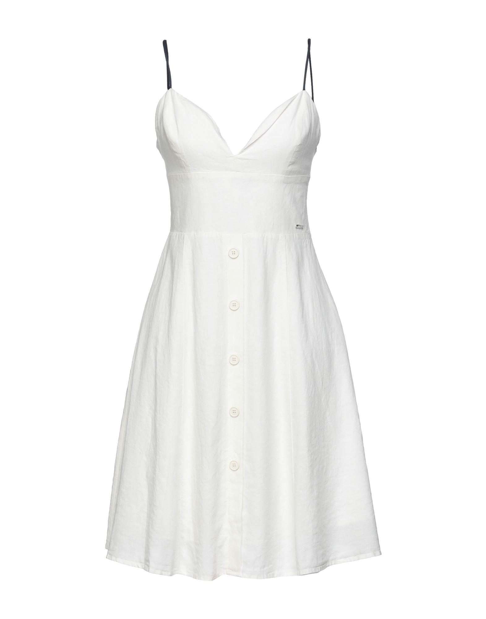 ARMANI EXCHANGE Midi-kleid Damen Elfenbein von ARMANI EXCHANGE